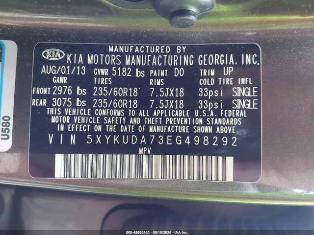 Kia Sorento Ex V6