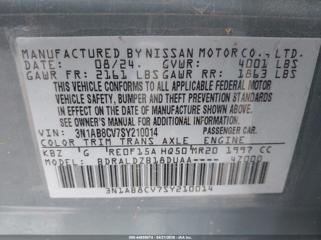Nissan Sentra Sv