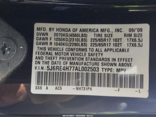 Honda CR-V Ex-l