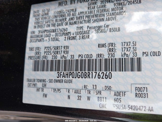 Ford Fusion Sel