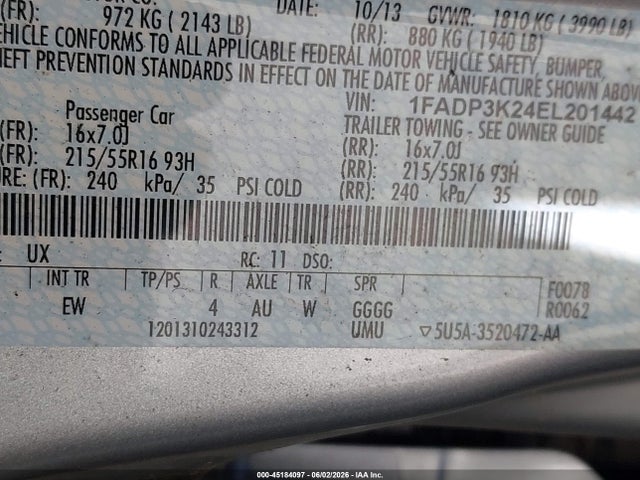 Ford Focus Se