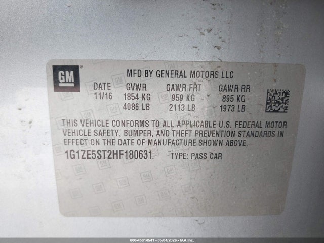 Chevrolet Malibu 1lt