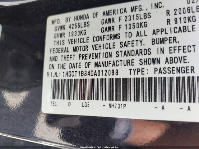 Honda Accord Ex-l