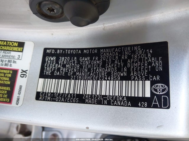 Toyota Corolla L