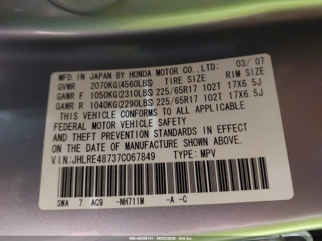 Honda CR-V Ex-l