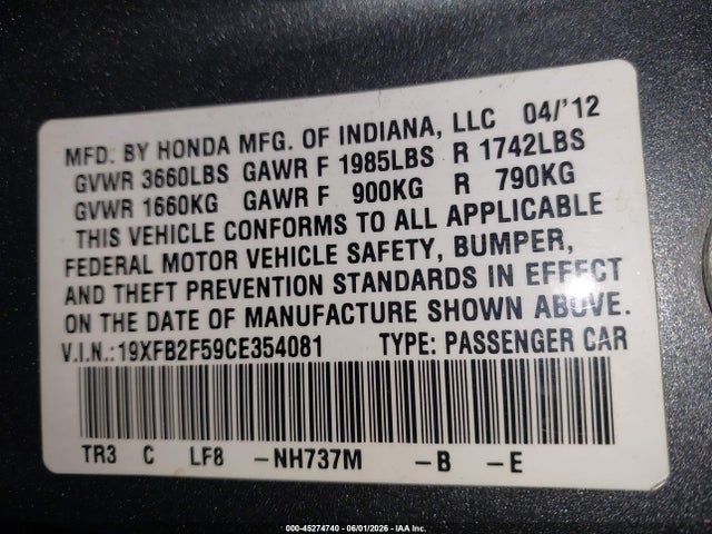 Honda Civic Lx