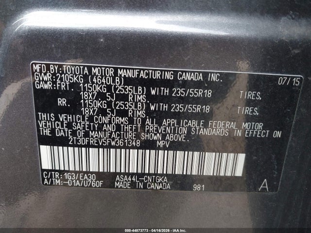 Toyota RAV4 Limited