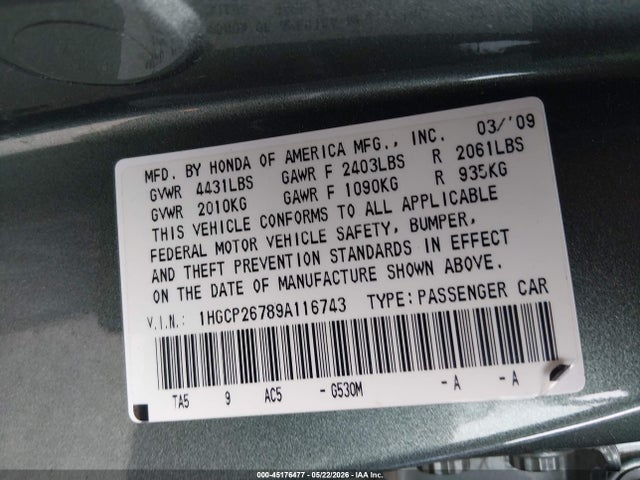 Honda Accord 2.4 Ex