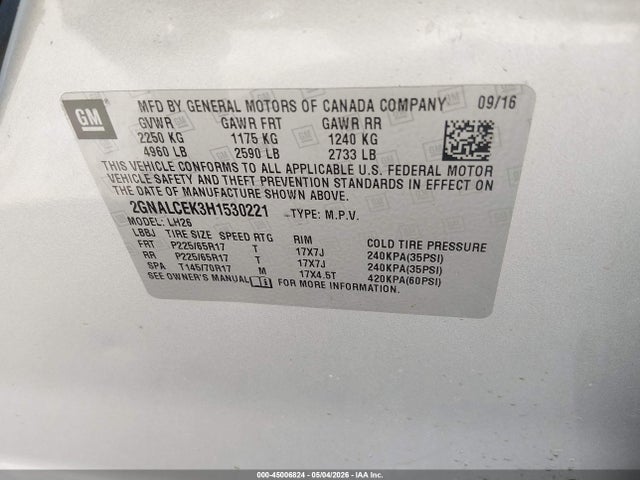 Chevrolet Equinox Lt
