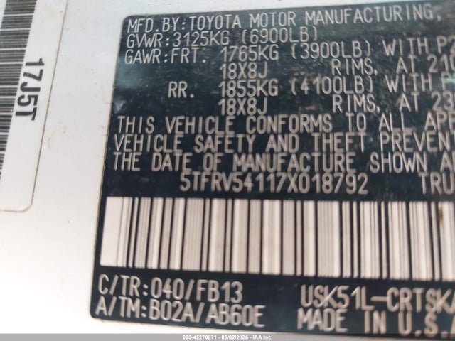 Toyota Tundra Sr5 V8