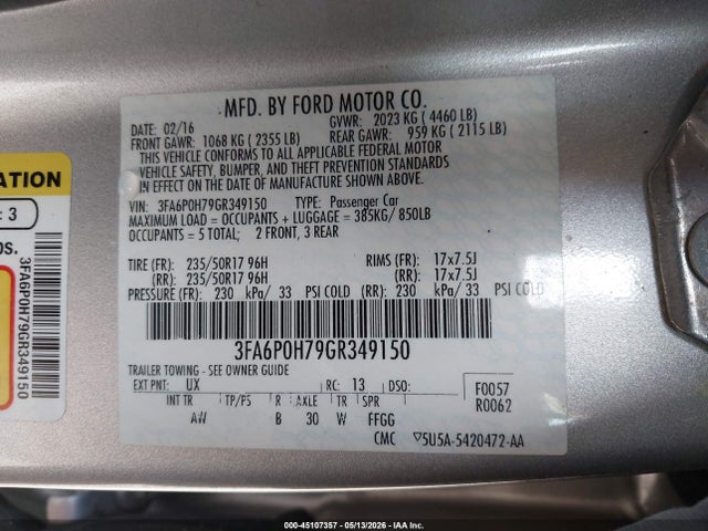 Ford Fusion Se
