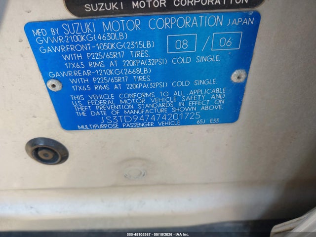 Suzuki Grand Vitara Luxury