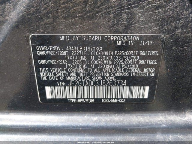 Subaru Crosstrek 2.0i Premium
