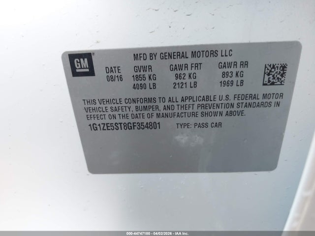 Chevrolet Malibu 1lt