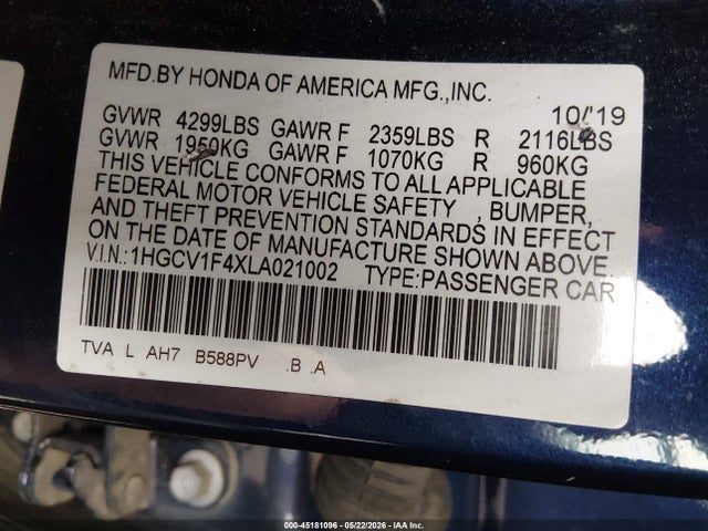 Honda Accord Ex
