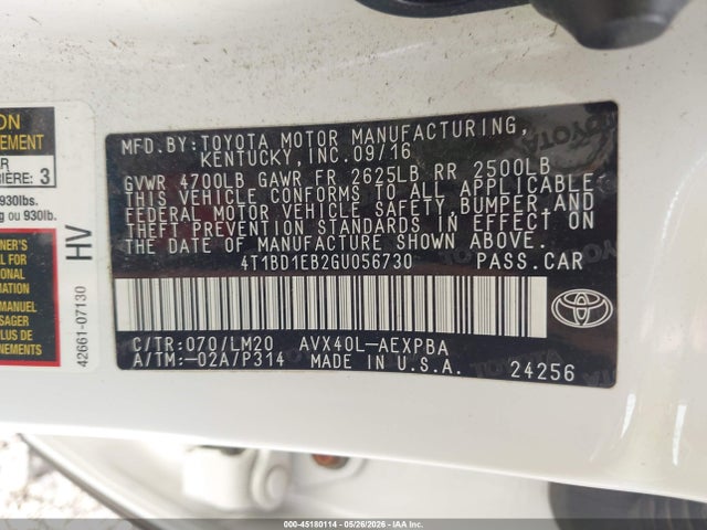 Toyota Avalon Hybrid Limited
