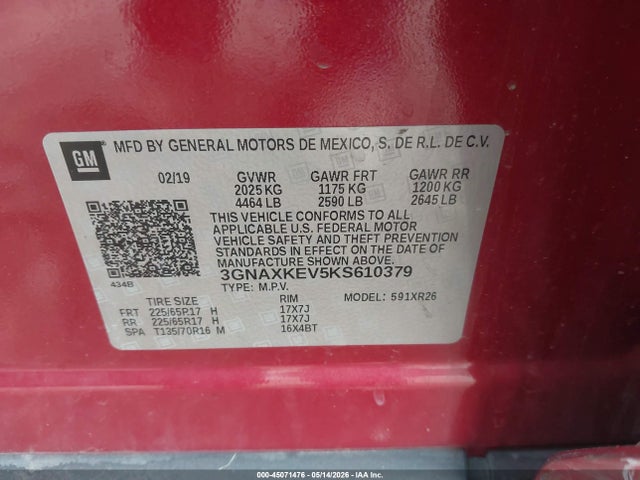 Chevrolet Equinox Lt