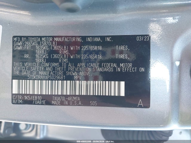 Toyota Highlander Xle