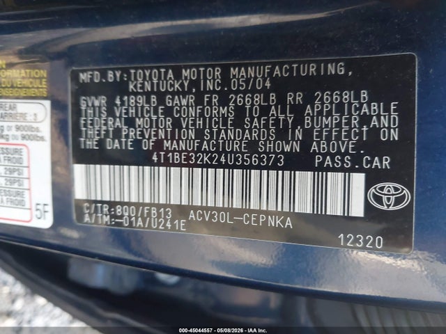 Toyota Camry Le
