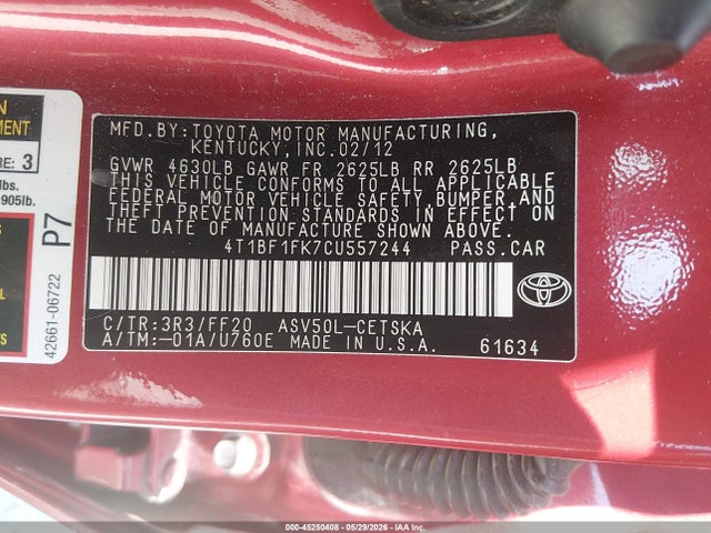 Toyota Camry Se