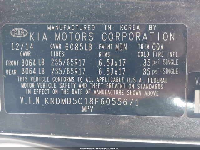 Kia Sedona Lx