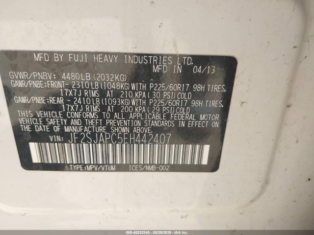 Subaru Forester 2.5i Touring