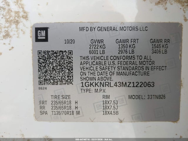 GMC Acadia Awd Sle