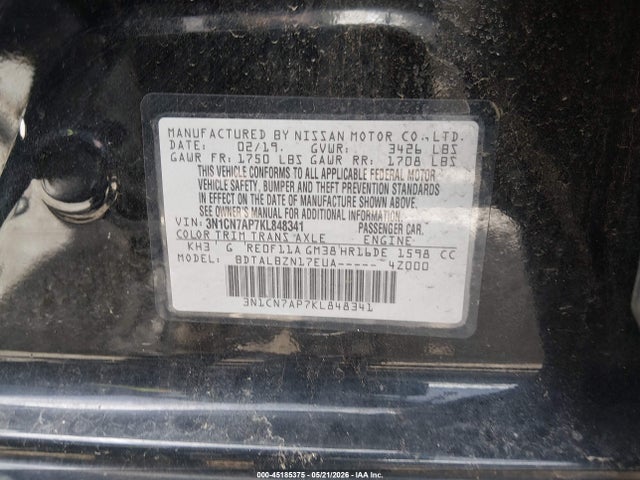 Nissan Versa 1.6 Sv
