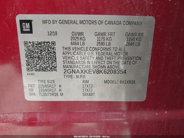 Chevrolet Equinox Lt