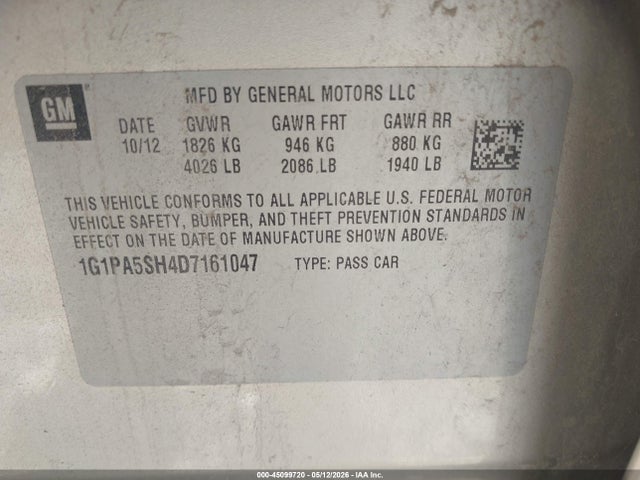 Chevrolet Cruze Ls Auto