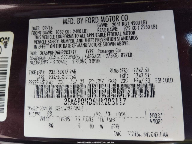 Ford Fusion Se