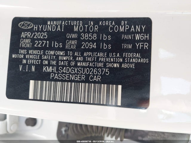 Hyundai ELANTRA Sel Convenience