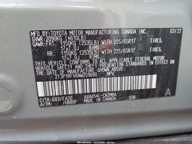 Toyota RAV4 Xle