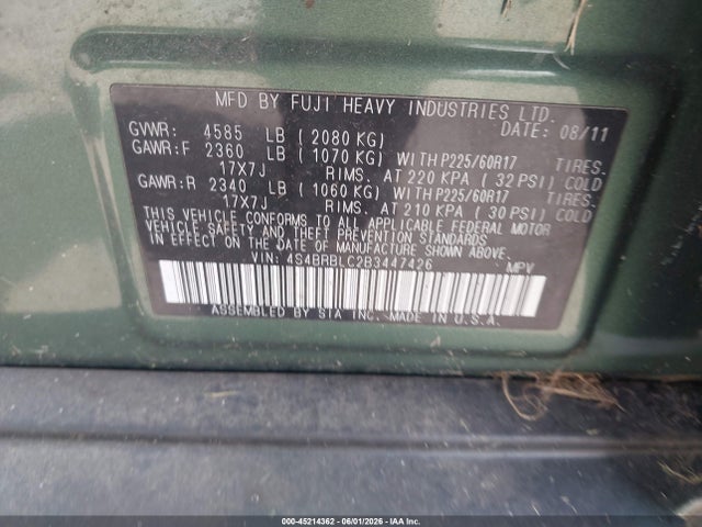 Subaru Outback 2.5i Limited