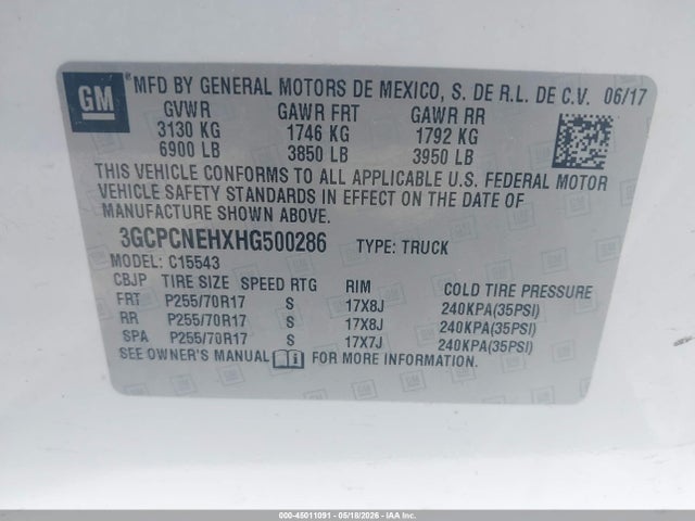 Chevrolet Silverado 1500 Wt