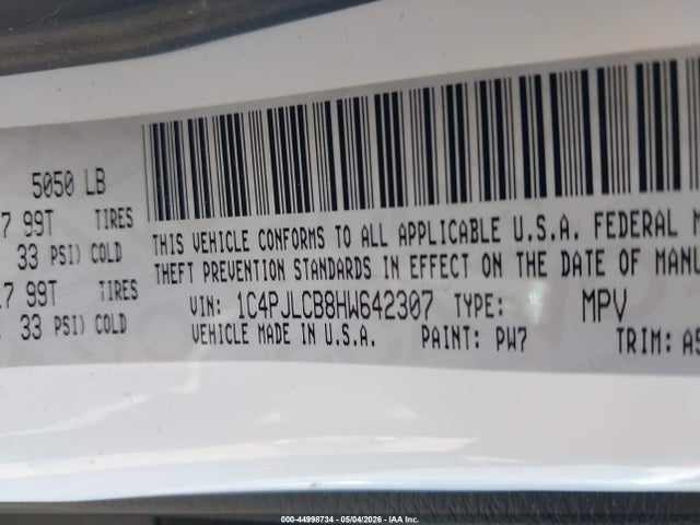 Jeep Cherokee Latitude Fwd