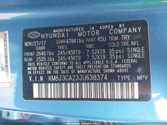 Hyundai TUCSON Limited