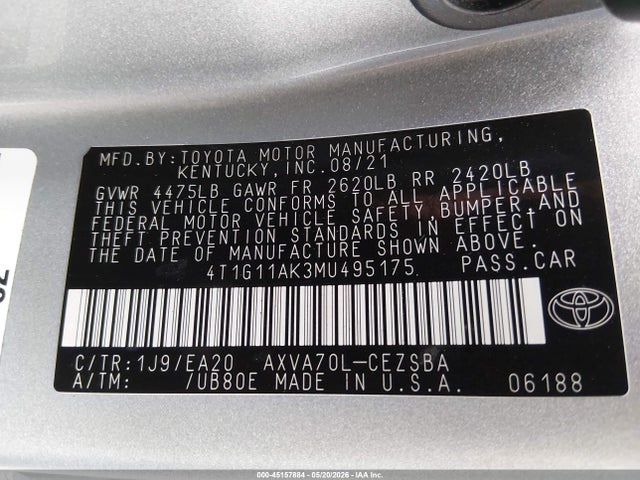 Toyota Camry Se