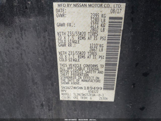 Nissan Murano Platinum