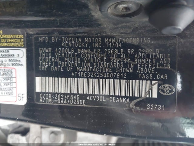 Toyota Camry Le