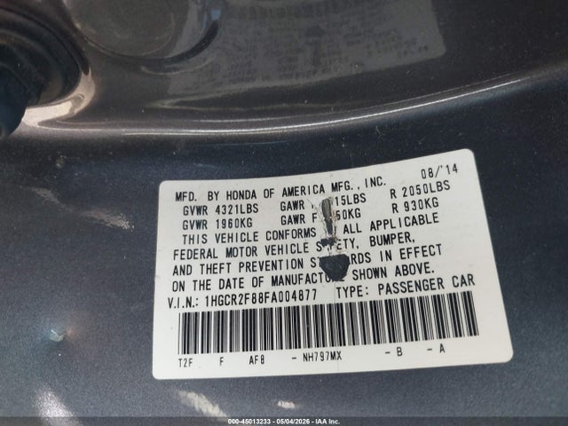 Honda Accord Ex-l