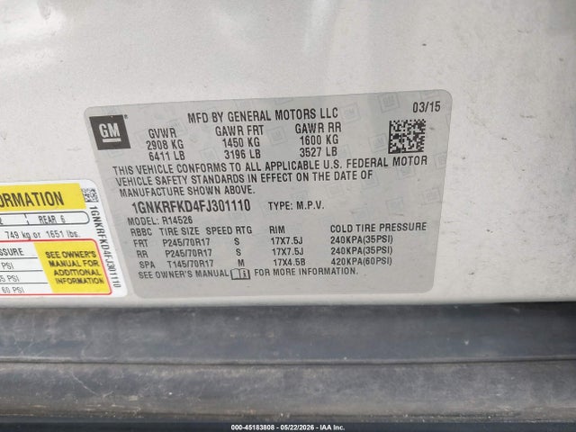 Chevrolet Traverse Ls