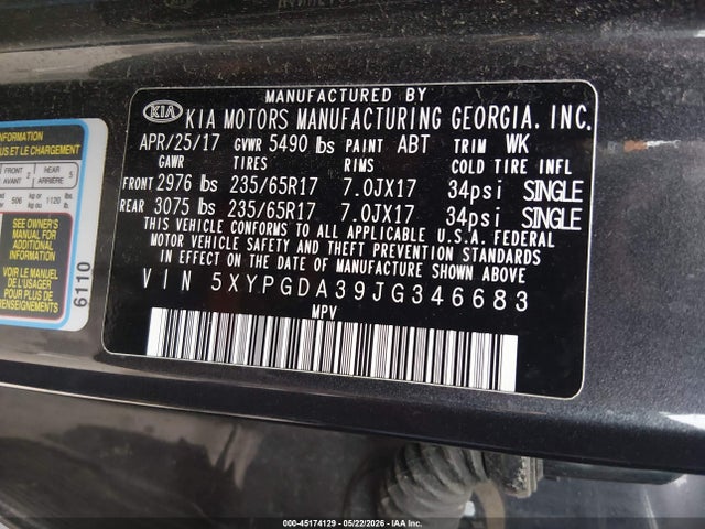 Kia Sorento 2.4l Lx