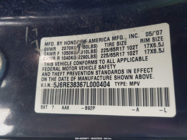 Honda CR-V Lx