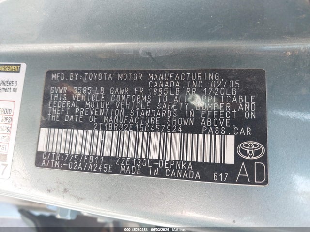 Toyota Corolla Le