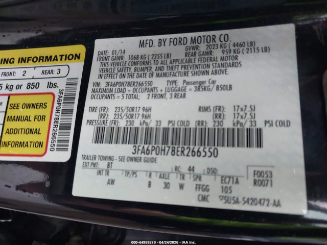 Ford Fusion Se