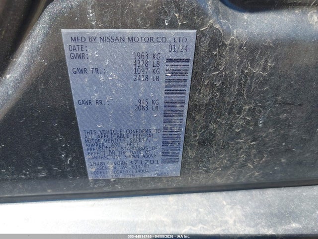 Nissan Altima S Fwd