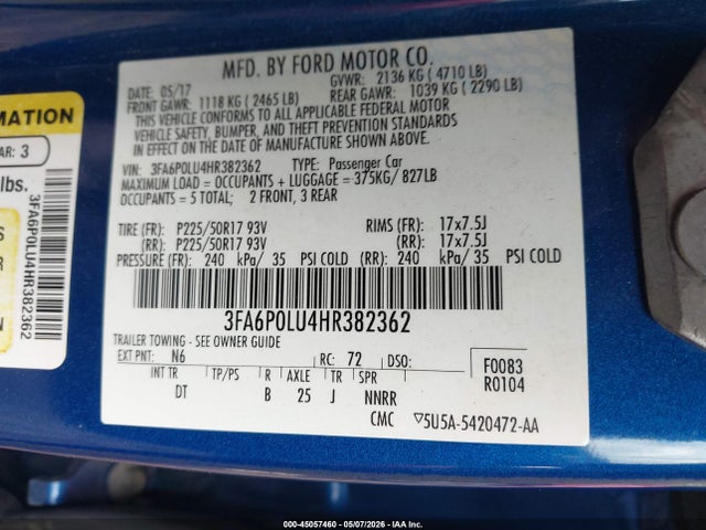 Ford Fusion Se