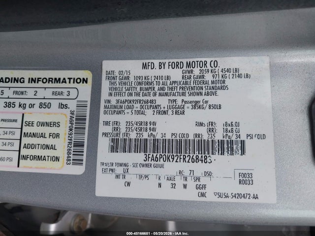 Ford Fusion Titanium