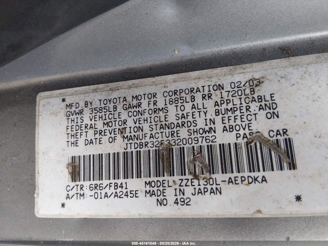 Toyota Corolla Ce